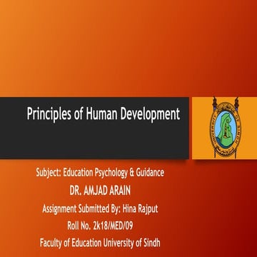Principles of Human Development