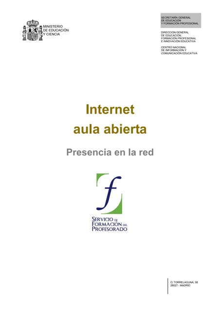 09. Internet. Aula Abierta. Presencia