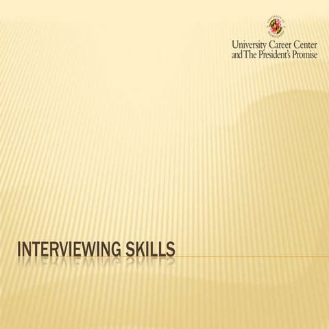 Interviewing Skills