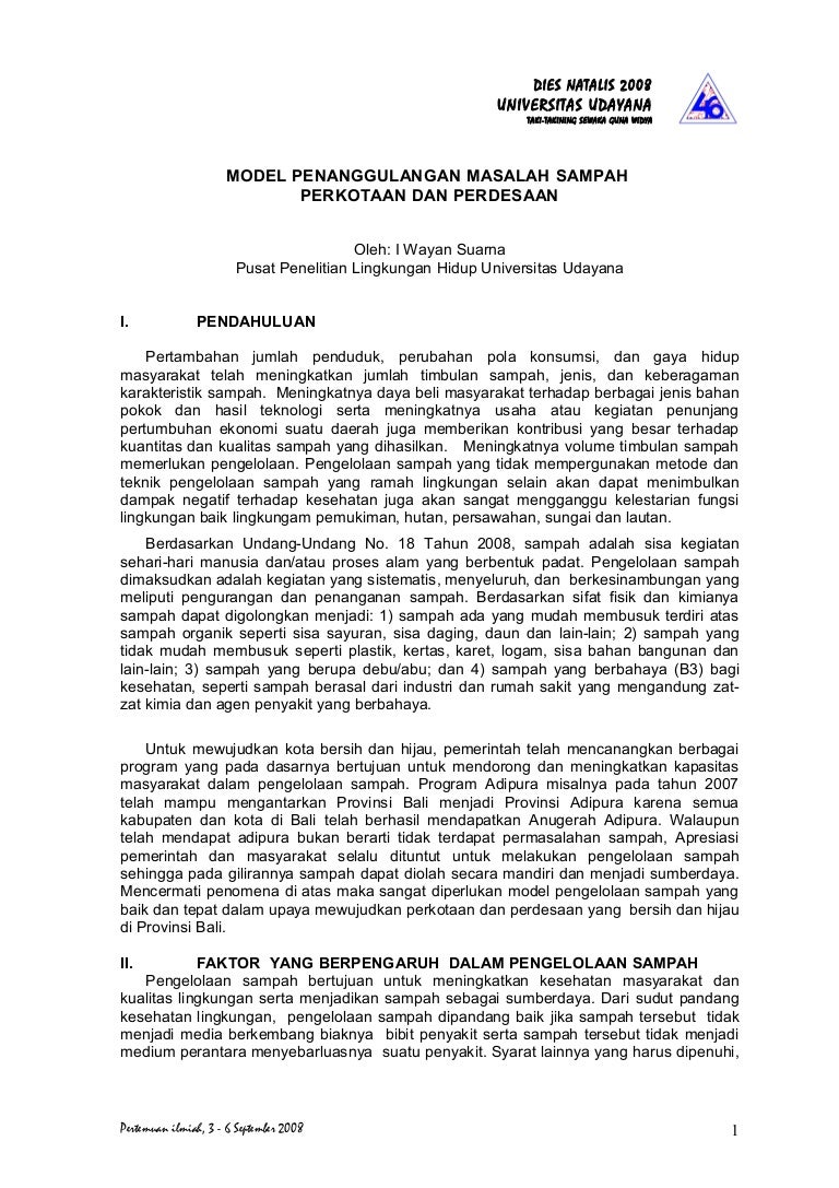 Makalah Tentang Timbulan Sampah makalahf