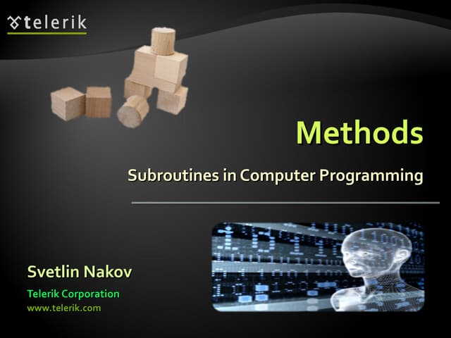 09 Methods
