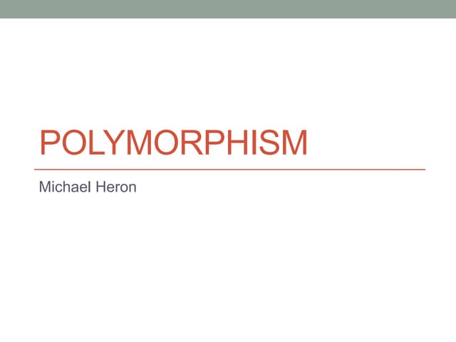 2CPP10 - Polymorphism