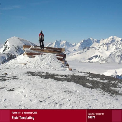 Schulung Fluid Templating