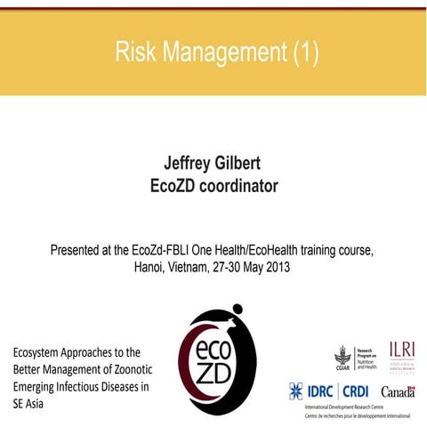 Risk management: Part 1