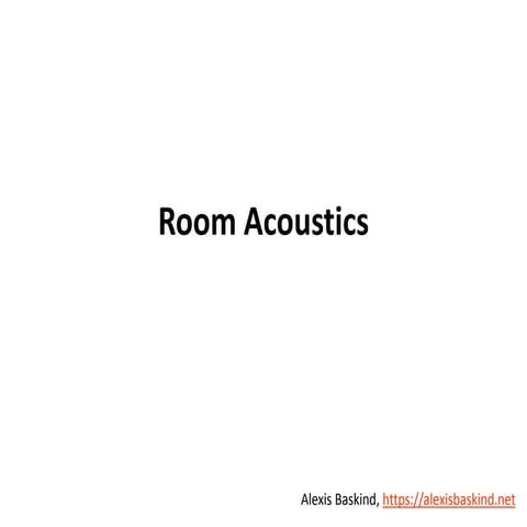 Room Acoustics