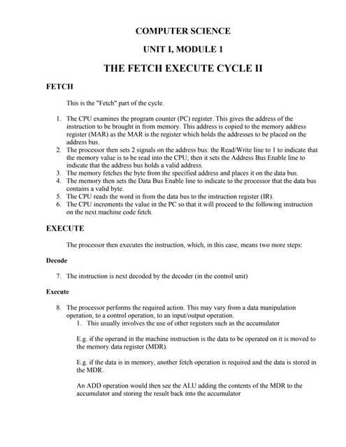 09   the fetch-execute cycle ii