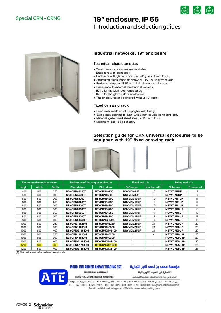 enclosure SCHNEIDER ELECTRIC
