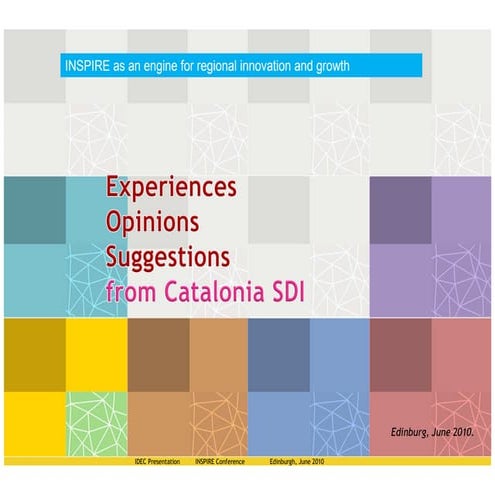 Catalan Spatial Data Infrastructure