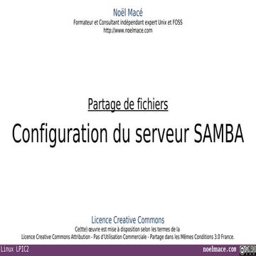09 01 configuration du serveur samba