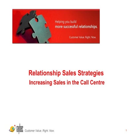 Relationship Sales in the Call Centre