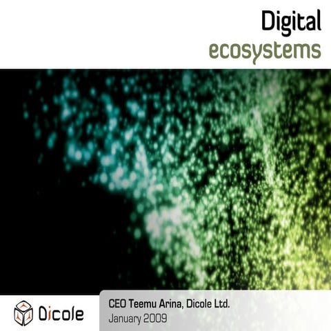 Digital Ecosystems