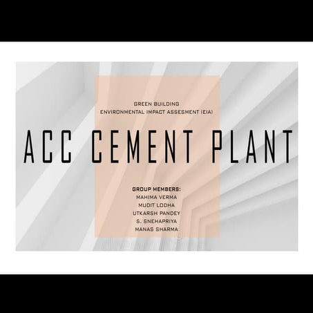 ENVIRONMENTAL IMPACT ASSESSMENT OF CEMENT PLANT___ A.pptx