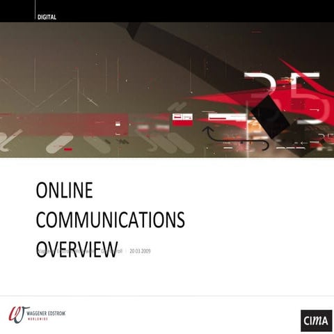 090320 - CIMA online communications overview