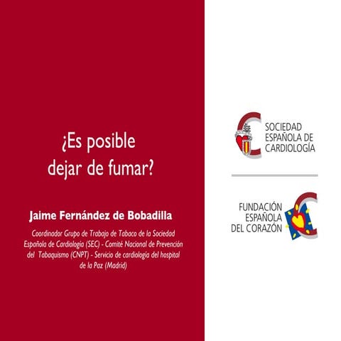 Es posible dejar de fumar: SI