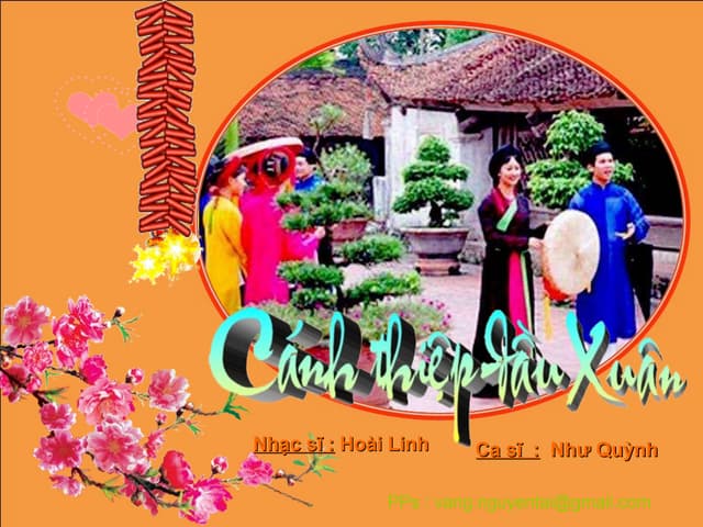 09 03  canh thiep dau xuan 