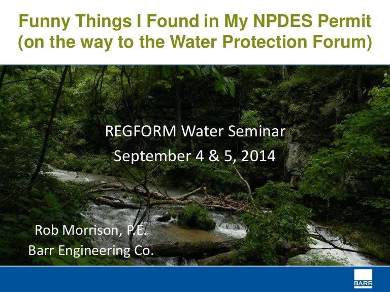 Morrison Rob Barr Engineering Walsack Phil Mpua Funny Things I