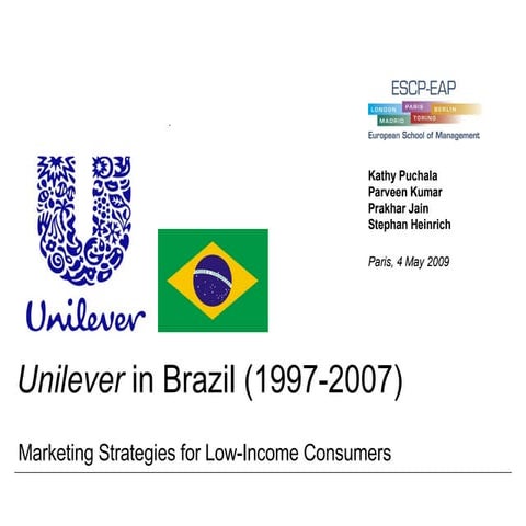 Unilever Brazil Case