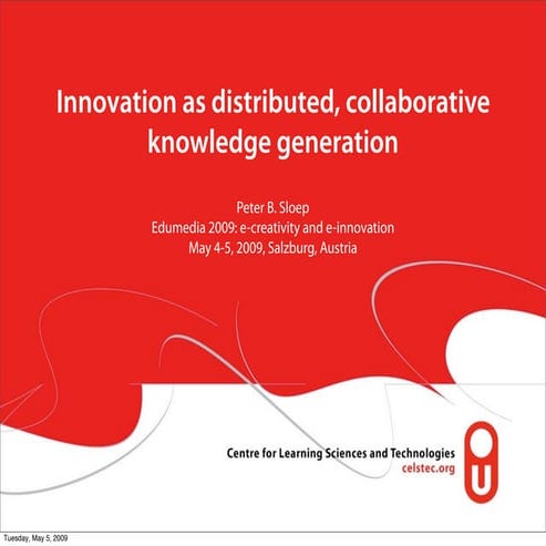 On Open networks for learning and open innovation