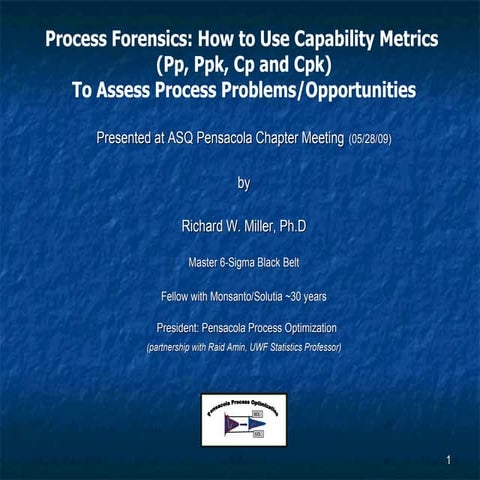 090528 Miller Process Forensics Talk @ Asq