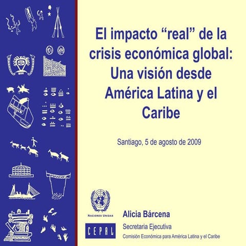 El impacto “real” de la crisis económica global: Una visión desde ...