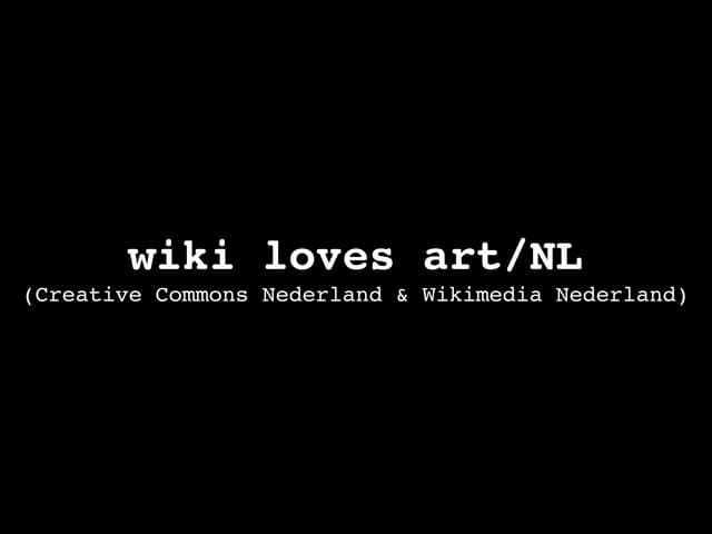 wiki loves art/NL