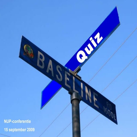 De Baseline Quiz Voor Het Ipo