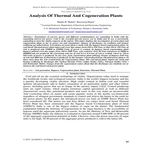 Bagasse based high pressure co-generation in Pakistan | PDF