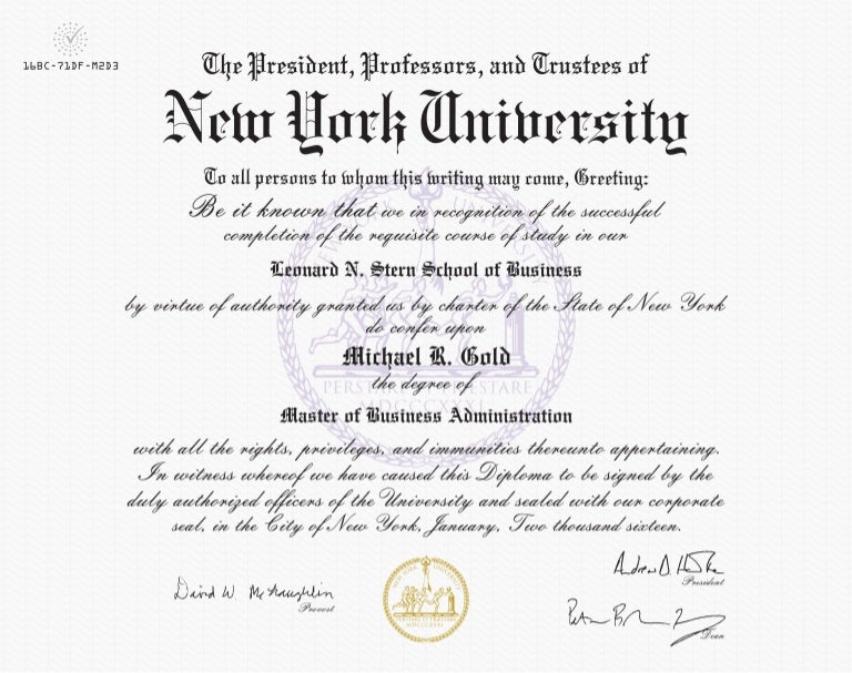 diploma nyu 00347024xb9ade mba diploma template