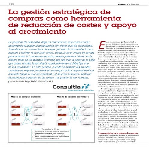 091106 Ausape GestióN EstratéGica De Compras (Articulo Ja Vega)