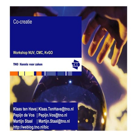 091106 Co Creatie Workshop Def Met Uitwerking