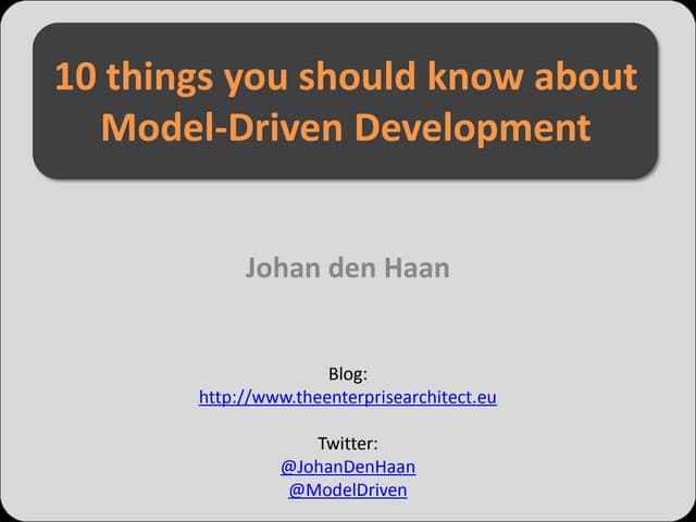 10 Things You Should Know About MDD