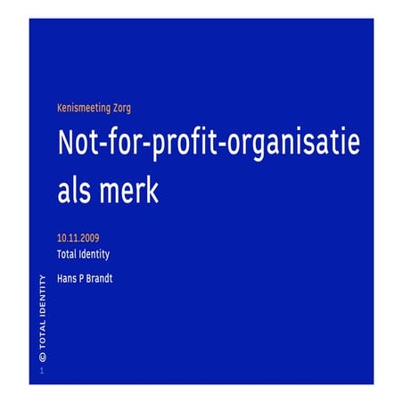 091110 Non Profit Als Merk | PPT