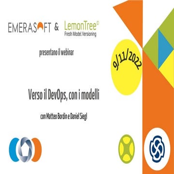 webinar LieberLieber & Emerasoft. Verso il DevOps, con i modelli