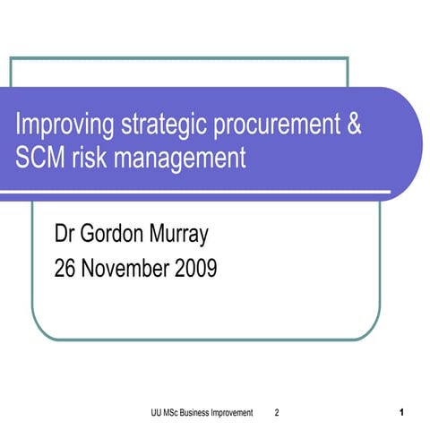 091126  UUJ MSc Bus Imp.ppt