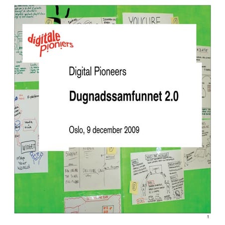 Digital Pioneers for Dugnadssamfunnet 2.0