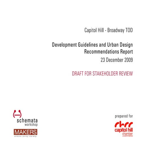 Broadway Tod Report 3 Recommendations | PDF