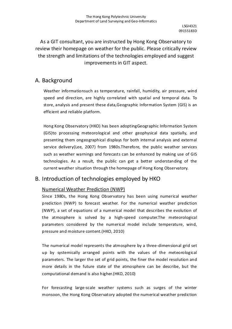 Weather essay