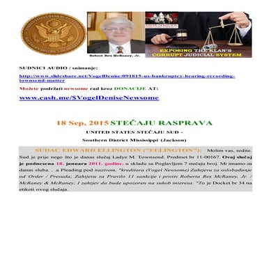 091815 - TOWNSEND BANKRUPTCY HEARING (BOSNIAN)