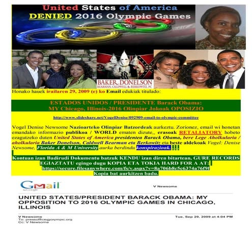 092909   EMAIL TO OLYMPIC COMMITTEE (BASQUE)