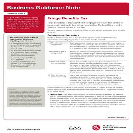 FBT (Fringe Benefit Tax) | Accounting | PPTX
