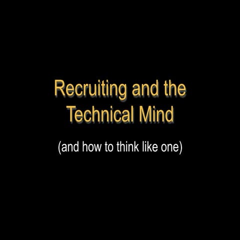 TMA 2015 The Technical Mind