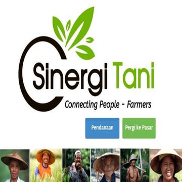 Sinergi Tani - Pitch Desk Bootcamp