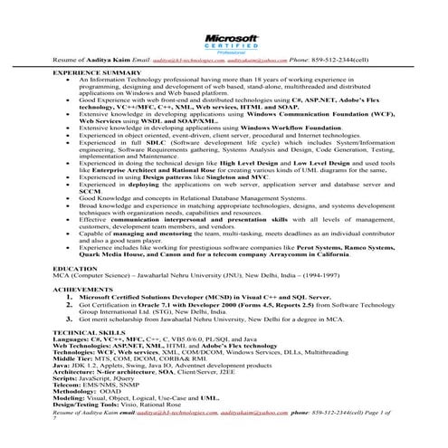 AadityaKaim_Resume_ASP NET_2016