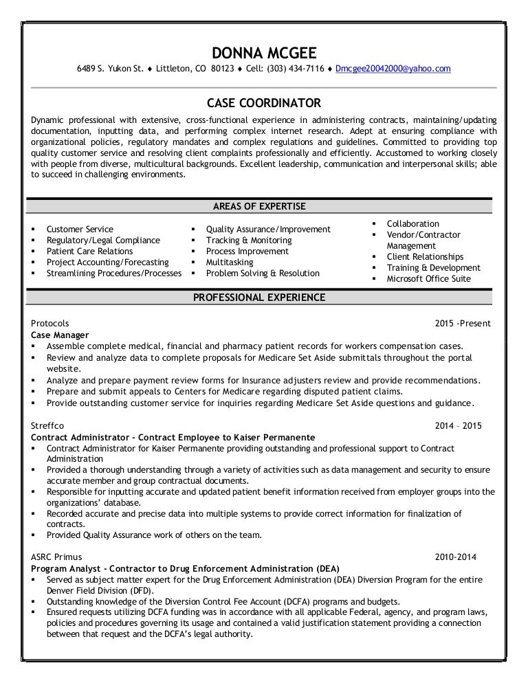 sample federal resume program support assistant