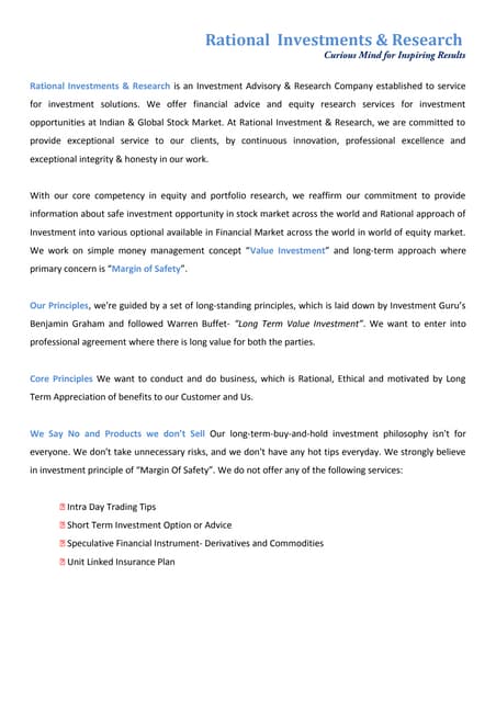 Rational  Investment  Research (1)
