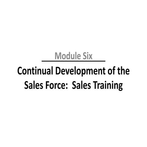 09 6e Sales Management module 06