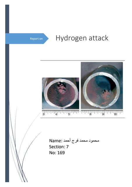 Hydrogen Induced Cracking | PPT