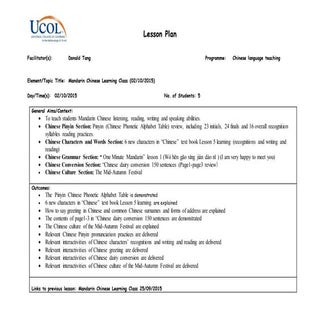 Lesson Plan 20151002-Donald TANG