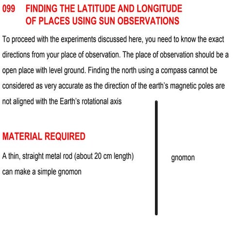 099 finding latitude and longitude