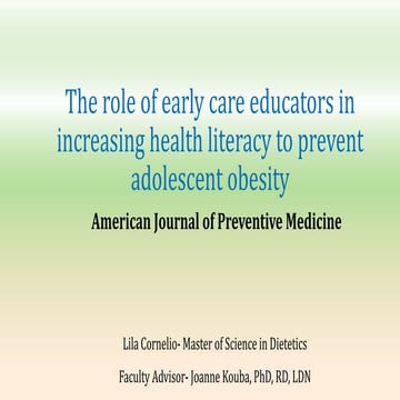 Cornelio_The Role of early care educators